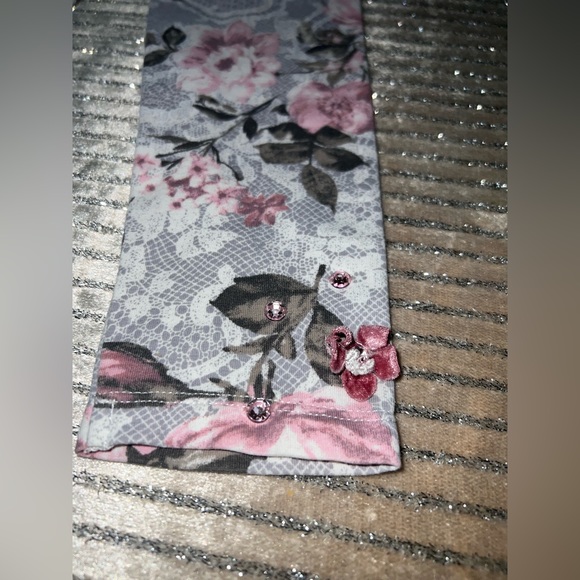 KATE MACK Girls' Rose Crush Dress with Netting Skirt - Picture 3 of 10